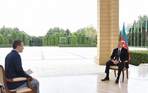 İlham Əliyev Rusiya televiziyasına müsahibə verdi